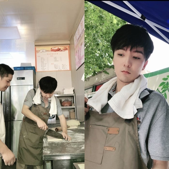 Từ chỗ được tôn vinh là thần đồng diễn xuất, Mạnh Trí Siêu hài lòng với vai trò chủ quán bánh bao.