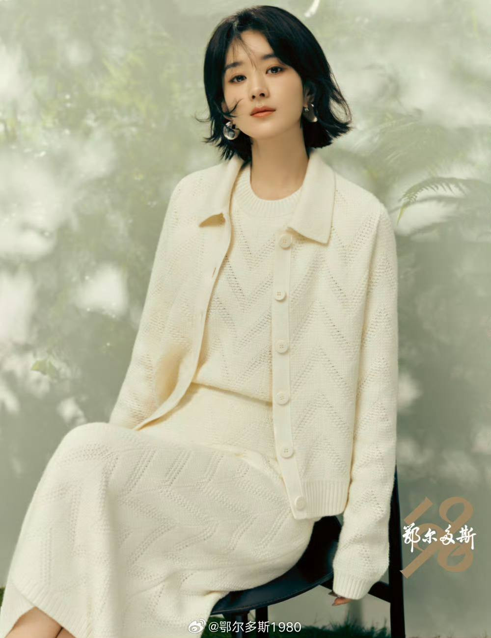 Triệu Lệ Dĩnh khoe nhan sắc 'cực phẩm' tại hậu trường buổi chụp ảnh mới - Ảnh 6