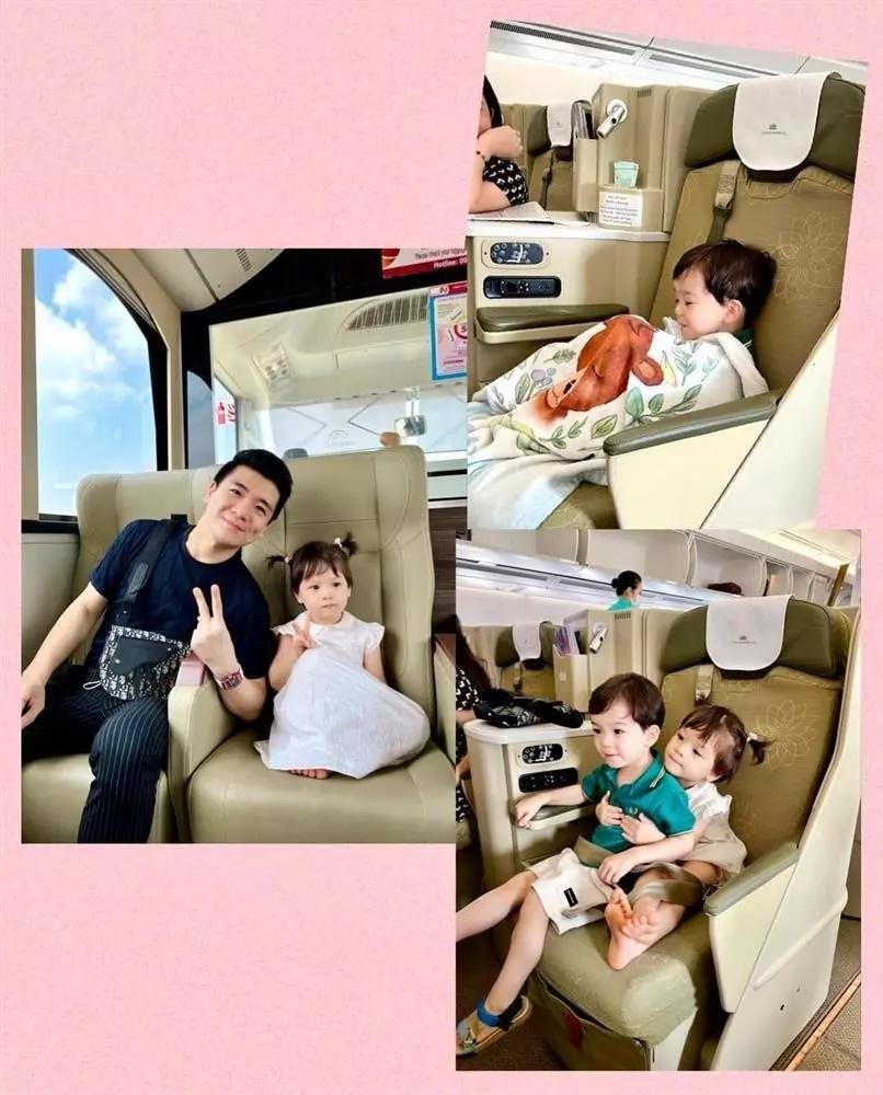 Cặp cháu song sinh của Bầu Hiển càng lớn càng yêu lộ rõ khí chất hào môn