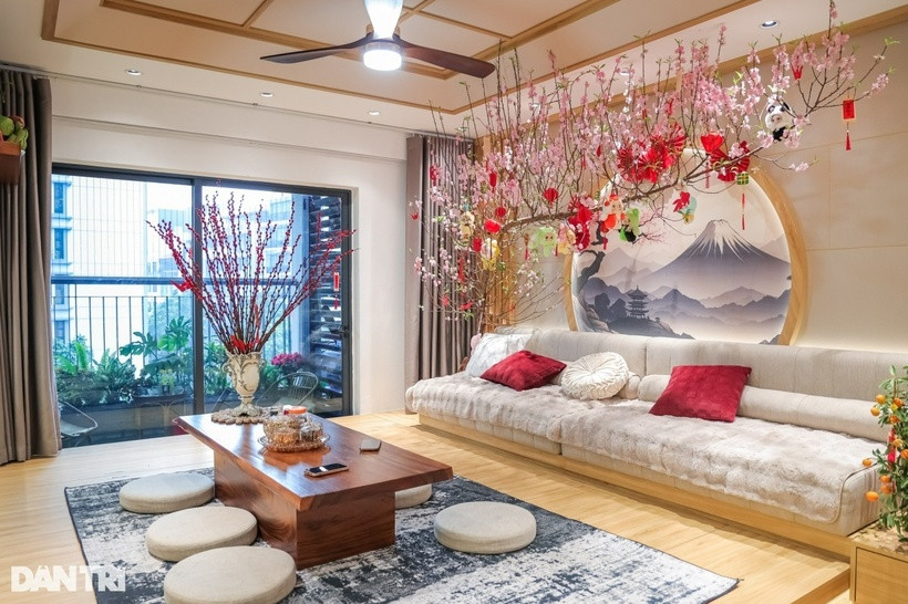 Căn nhà của Trung Ruồi mang phong cách Nhật Bản.