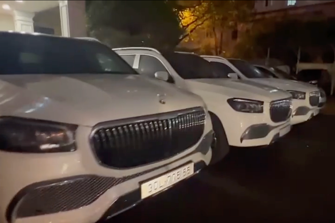 VIDEO: Dàn xe Rolls-Royce, Mercedes GLS 600, Lexus LX 600 trong đường dây lừa đảo