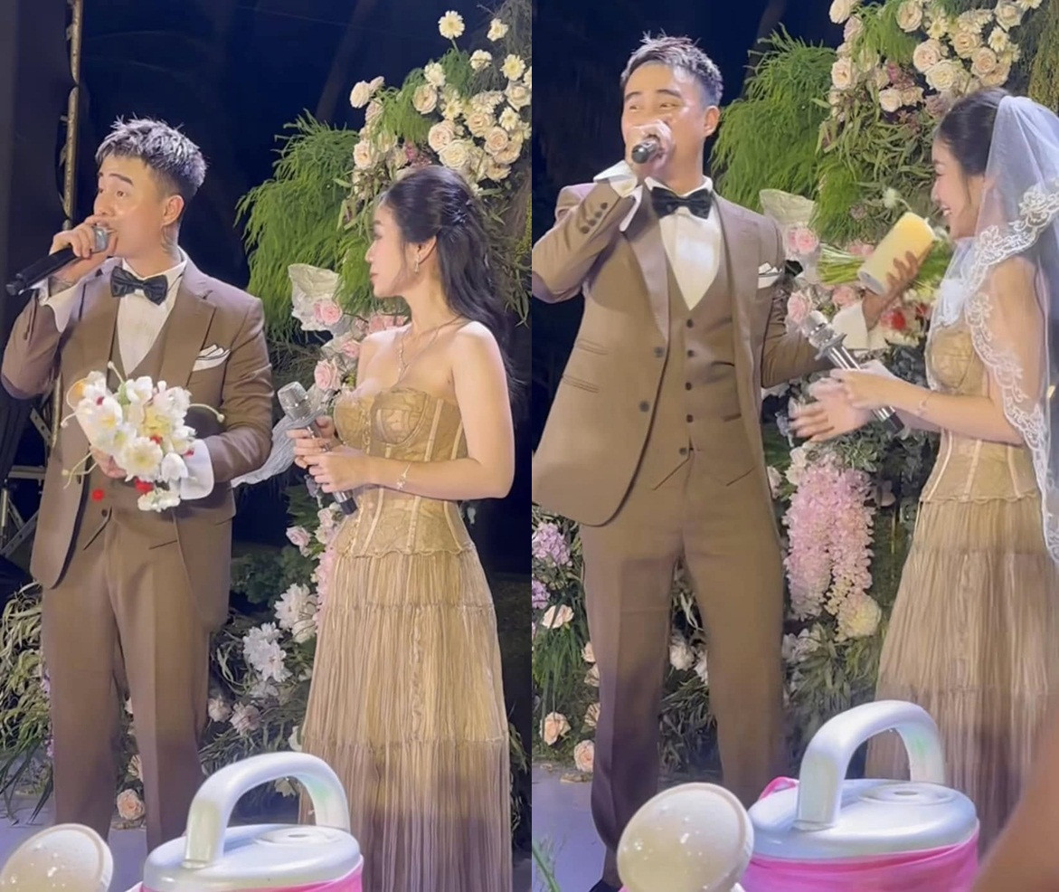 Đạt G Cindy Lư hoá thành cô dâu chú rể khoá môi đầy ngọt ngào