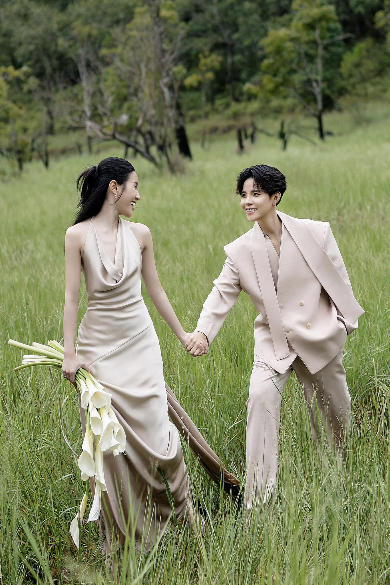 Vợ Vũ Cát Tường có thái độ lạ sau lễ thành đôi fans lo lắng hóng nguyên nhân