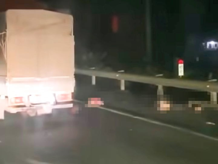 Hiện trường vụ tai nạn. (Ảnh: Hoàng Hiệp)