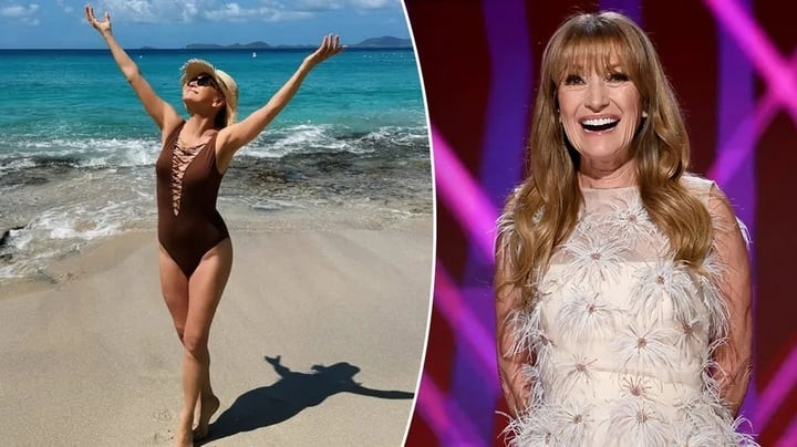 Vóc dáng khỏe khoắn đáng ngưỡng mộ của Jane Seymour ở tuổi 74. (Ảnh: Fox News)