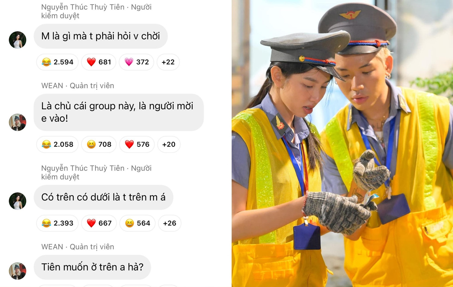 Đoạn tin nhắn gây tranh cãi của hoa hậu Thùy Tiên và WEAN Lê