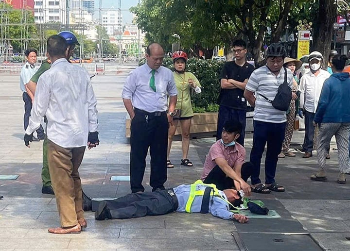Hiện trường vụ việc.