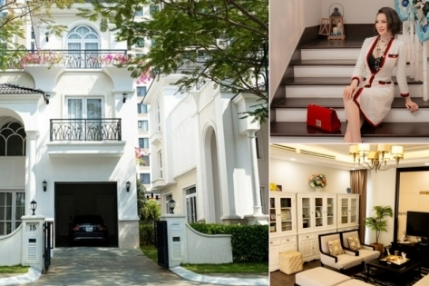 Biệt thự đẹp lung linh của 'nữ hoàng ảnh lịch' Thanh Mai