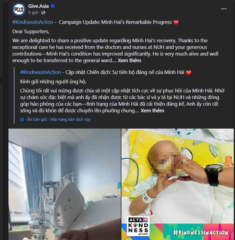 Lộ quỹ từ thiện khác ở Mỹ mẹ Bắp kêu gọi cho con trai ngã ngửa&nbsp;tiền nhận được