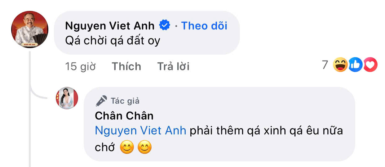 Phản ứng của NSND Việt Anh khi tình trẻ kém 36 tuổi đăng ảnh sexy