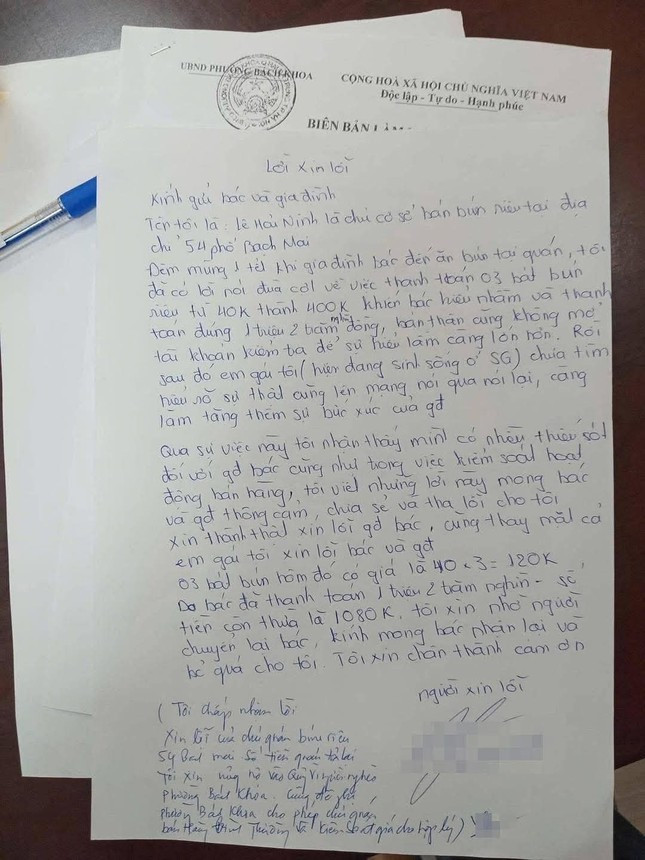 Quán bún riêu thu 1,2 triệu đồng 3 bát ngày Tết bao giờ được mở lại? ảnh 1