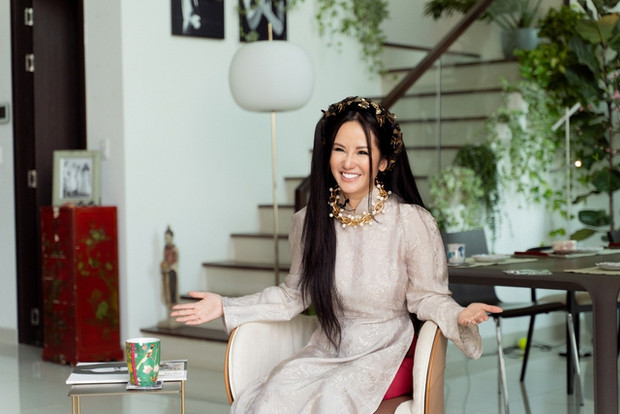 Sau thông báo ung thư, Hồng Nhung vui vẻ trang hoàng penhouse sang trọng đón bạn bè tới xông nhà- Ảnh 9.