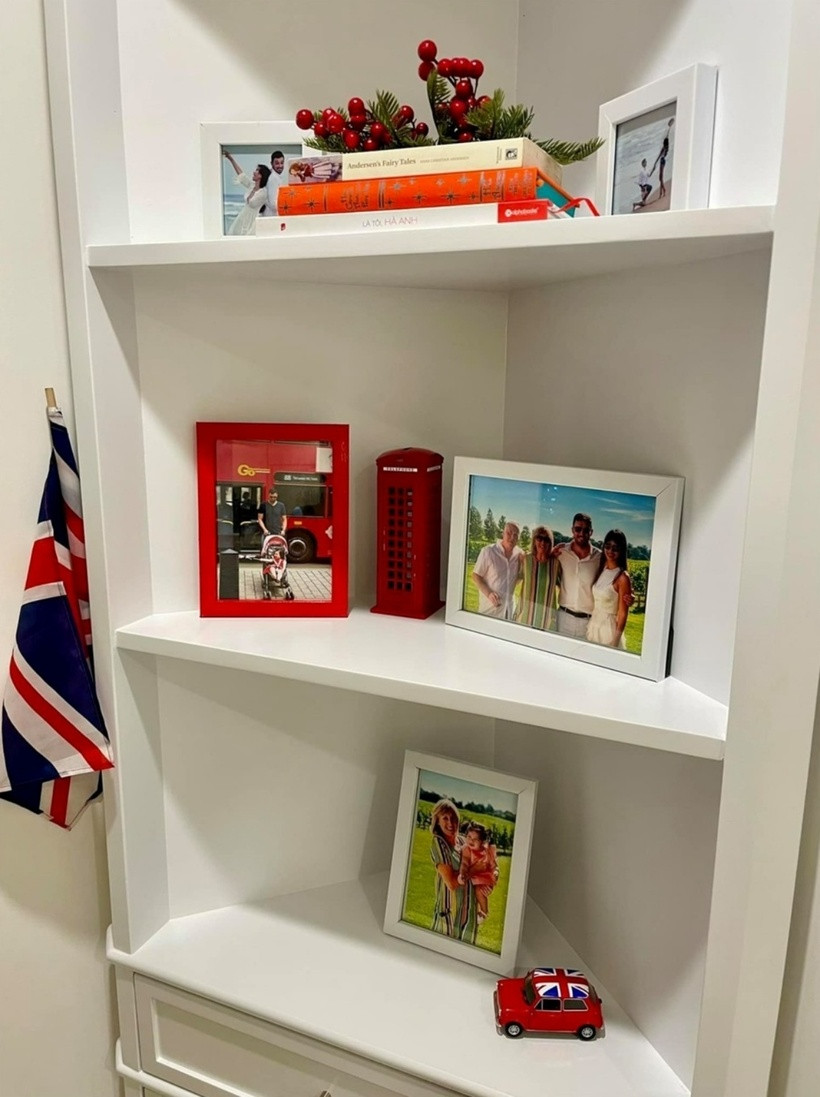 Hà Anh từng cho biết, các không gian trong nhà đều được thiết kế theo sở thích và nhu cầu của từng thành viên.