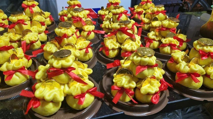 Tạo hình lễ vật vô cùng bắt mắt.