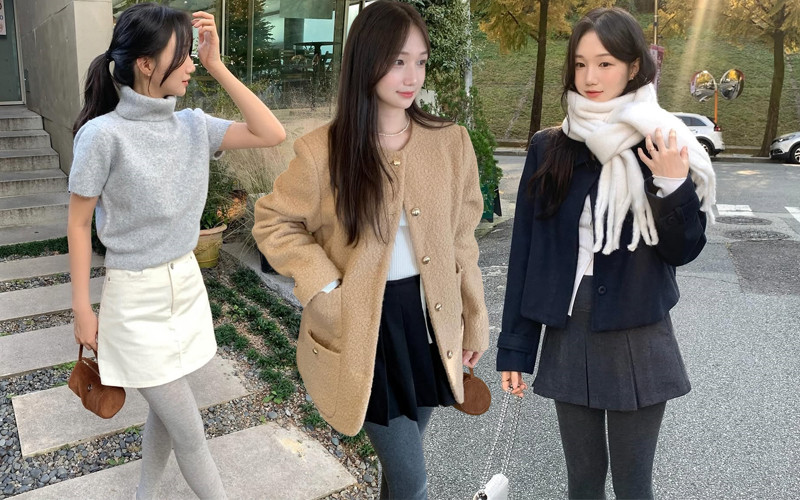 Không phải quần tất đen, đây mới là kiểu quần tất hội gái Hàn chăm diện nhất- Ảnh 1.