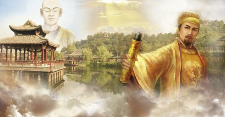 Trần Nhân Tông từ bỏ ngai vàng để xuất gia. (Ảnh minh hoạ)