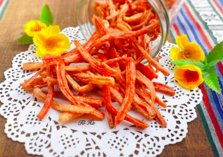 Snack thanh cua giòn tan, thơm ngon đậm đà.