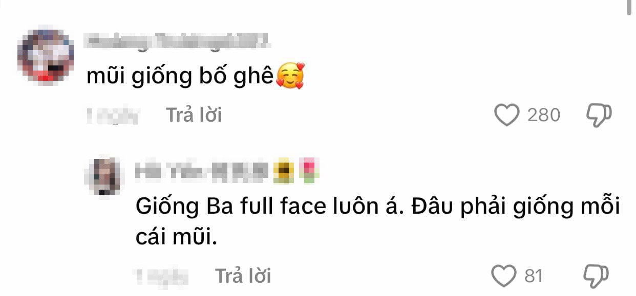 Đỗ Mỹ Linh bị nói đẻ thuê vì con gái giống bố như tạc đặc biệt là 1 điểm