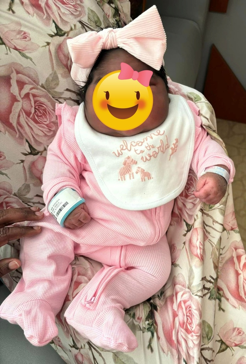 Paris Halo chào đời với cân nặng 6,02kg. Ảnh: Grandview Medical Center.