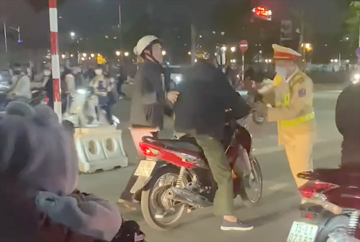 Hình ảnh hiện trường vụ việc.