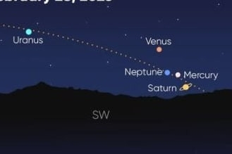 Hiện tượng 400 năm mới có một lần xuất hiện trên bầu trời