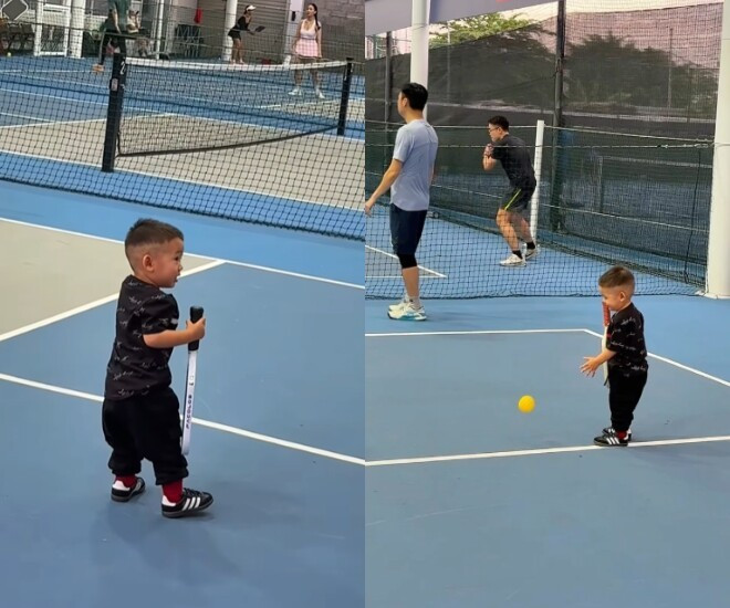 Con trai Minh Hằng ra dáng thiếu gia tập đoàn nghìn tỷ được mẹ đầu tư chơi môn nhà giàu