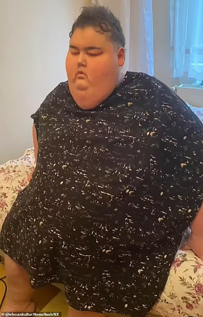 Những tháng cuối đời, Efecan không thể tự di chuyển do bị béo phì.