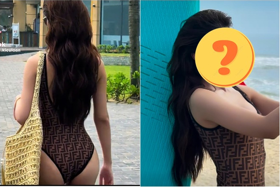 Á hậu Vbiz lần đầu lộ dáng 'nét căng' sau gần 1 năm ở ẩn, nghi bí mật sinh con