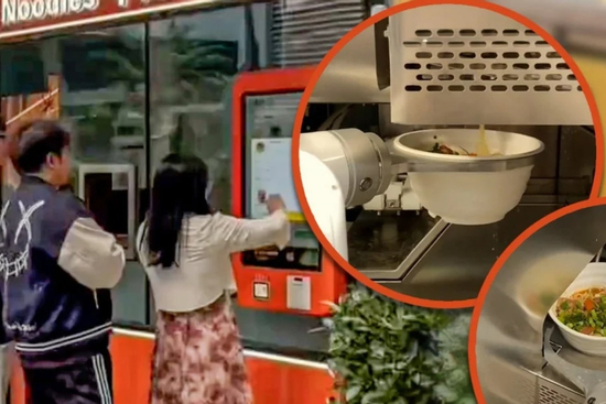 Quán mì chế biến món chỉ trong 48 giây, thực khách xếp hàng chờ thưởng thức