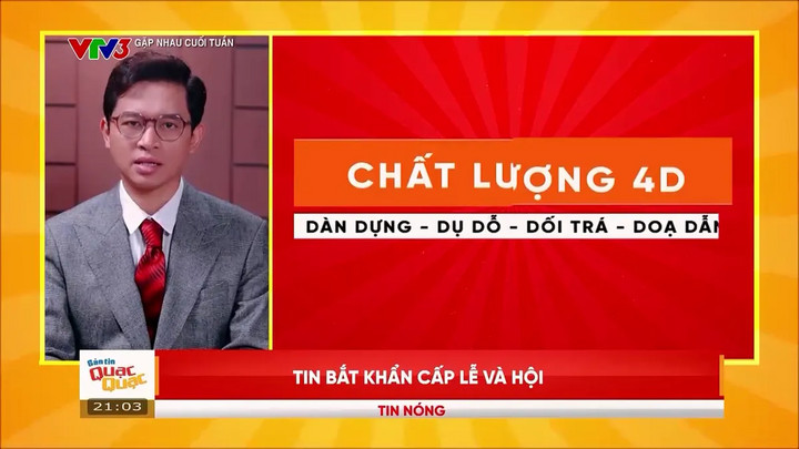 Các BTV của VTV xuất hiện trong chương trình Gặp nhau cuối tuần.