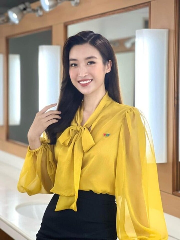 Hoa hậu Đỗ Mỹ Linh từng xây dựng được dấu ấn riêng trong vai trò MC/BTV tại VTV.