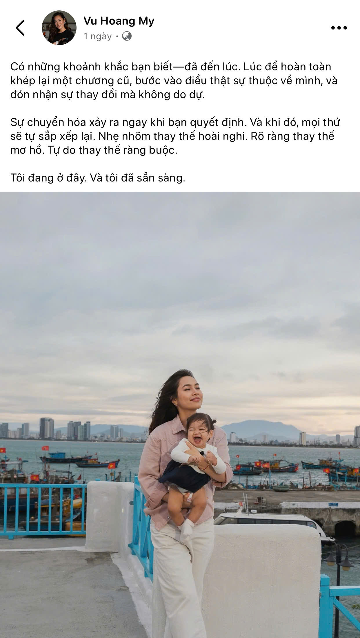 Á hậu Hoàng My bị soi dấu hiệu lạ sau 1 năm sinh con sống như bà hoàng bên bạn trai giấu mặt