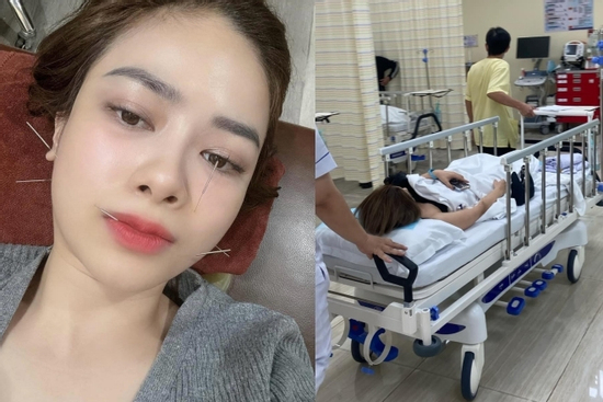 Ca sĩ Dương Hoàng Yến bị liệt dây thần kinh số 7