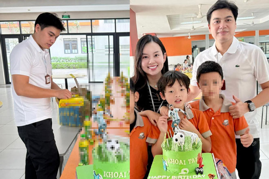 Bức ảnh để lộ mối quan hệ giữa bố dượng với con riêng của Ly Kute