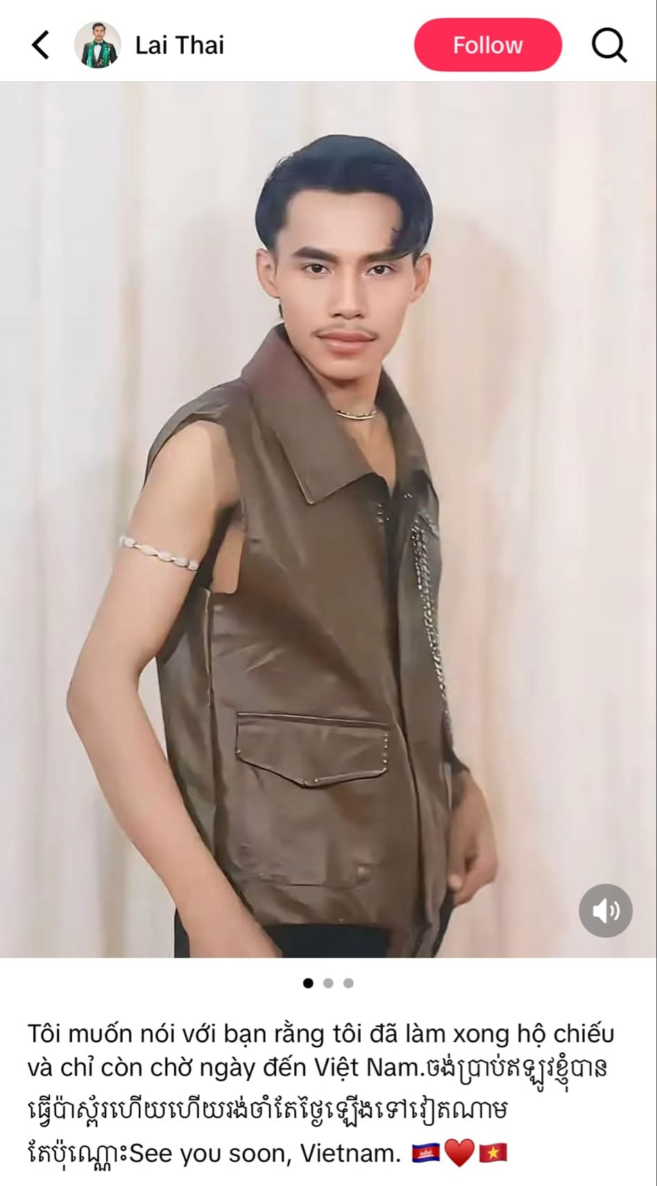 HÓNG Thí sinh hot nhất cuộc thi Nam Vương Campuchia sắp đến Việt Nam chính chủ tiết lộ sốc