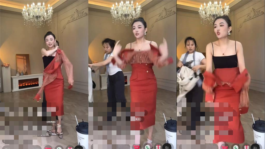 Bán quần áo trên sóng, nữ streamer khiến người xem kinh ngạc với tốc độ cởi, 10s thay xong một bộ- Ảnh 2.