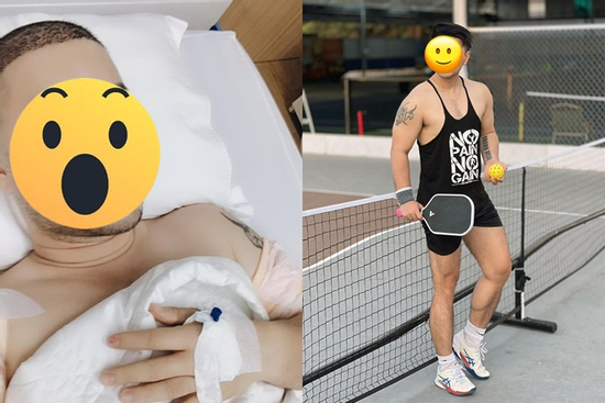 Sao nam Vbiz chi 300 triệu 'trùng tu' nhan sắc xuất hiện với ngoại hình gây sốc trên sân pickleball
