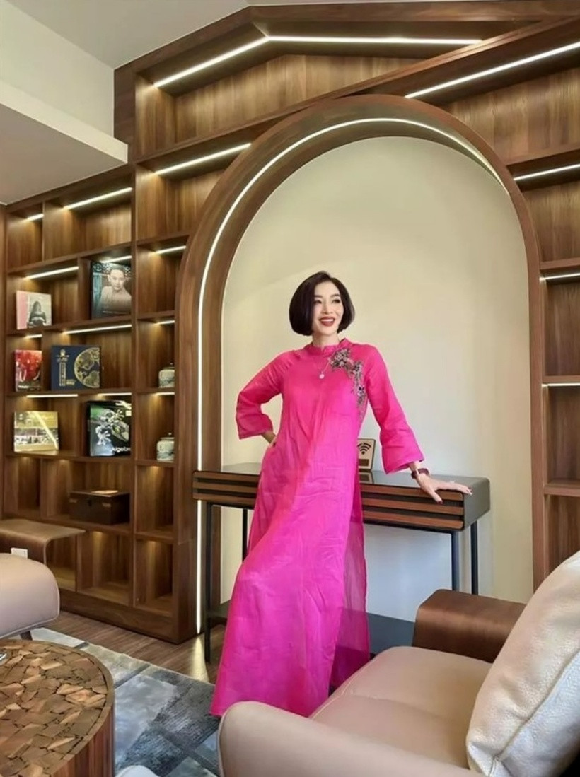 Khuôn viên yên tĩnh giữa đô thị ồn ào được gia đình Thu Hương sử dụng làm biệt thự nghỉ dưỡng.