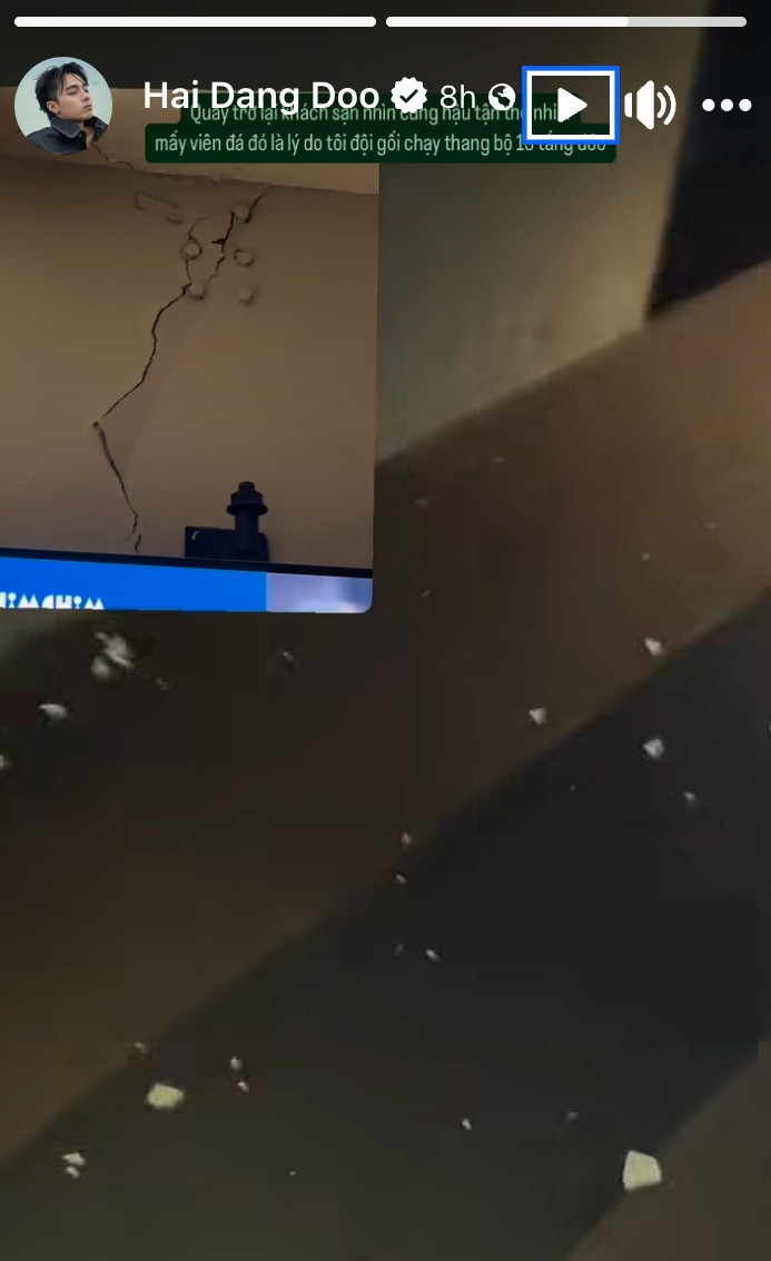 Nam ca sĩ Việt hoảng sợ khi gặp động đất ở Thái Lan tay cầm theo món đồ có ích không tưởng