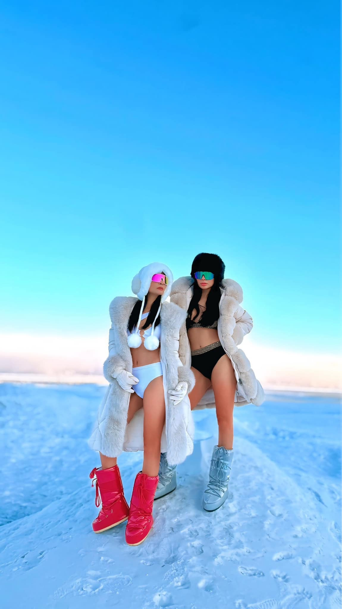 Mỹ nhân Vbiz mặc như không giữa trời tuyết nhập viện sự thật khiến nhiều người thở phào