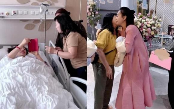 Mẹ Shark Bình hiếm hoi xuất hiện lộ rõ thái độ khi đứng cạnh nàng dâu Phương Oanh