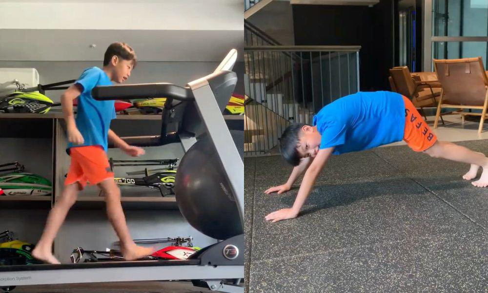 Bất ngờ chiều cao thật của con trai Cường Đô La khiến bố lọt thỏm khi đứng cạnh