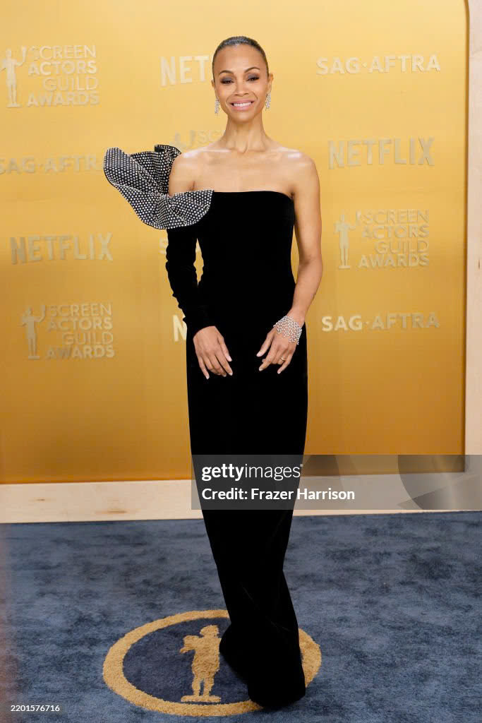 Nhìn lại 12 bộ cánh thời trang đẹp nhất thảm đỏ Lễ trao giải SAG AWARDS 2025 - Ảnh 9