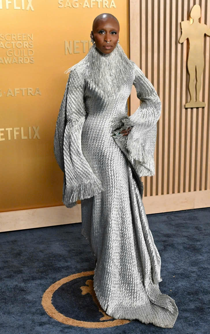 Nhìn lại 12 bộ cánh thời trang đẹp nhất thảm đỏ Lễ trao giải SAG AWARDS 2025 - Ảnh 10