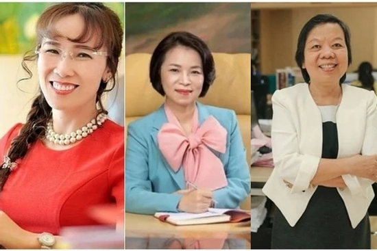 Khối tài sản của 10 'bóng hồng' giàu nhất sàn chứng khoán Việt