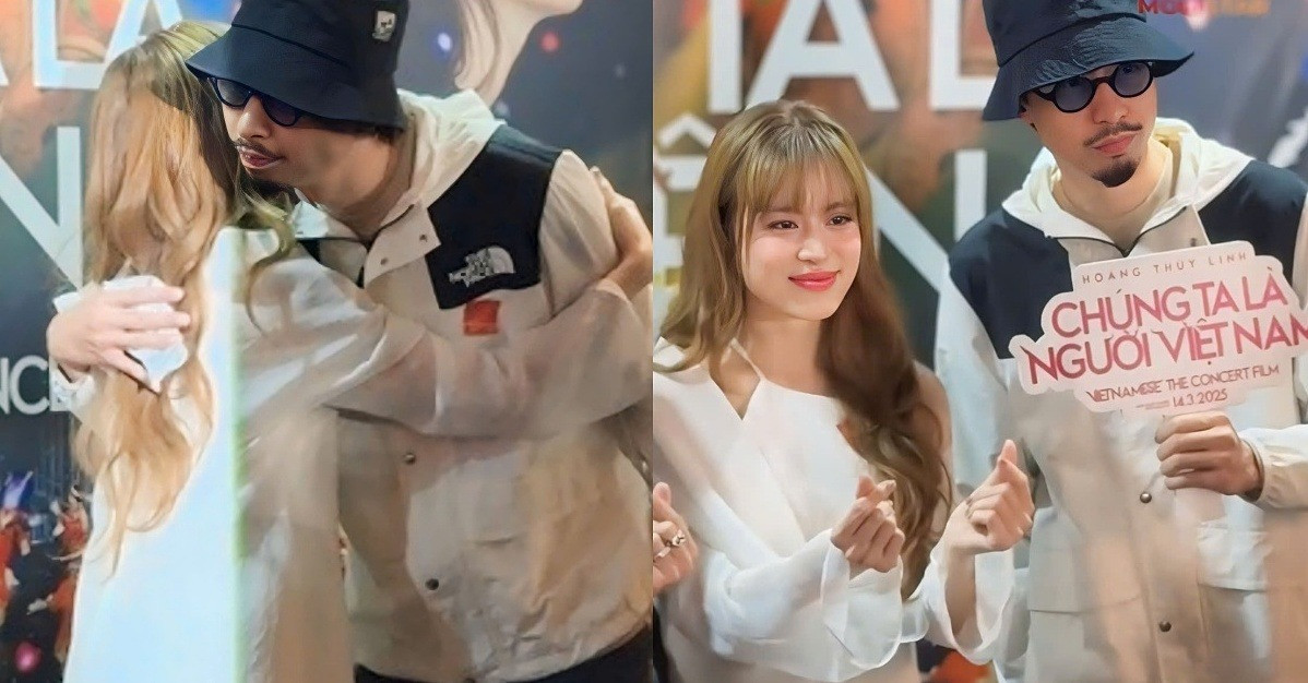 Đen Vâu công khai ôm Hoàng Thùy Linh cư dân mạng khen quá đẹp đôi