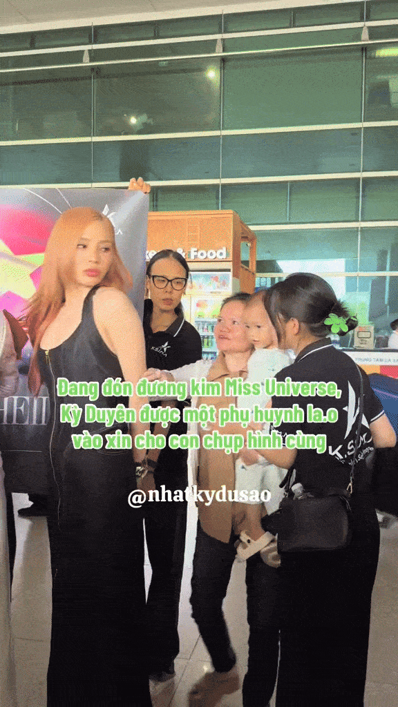 Kỳ Duyên gây tranh cãi vì thái độ chảnh khi fan bế con xin chụp ảnh cùng