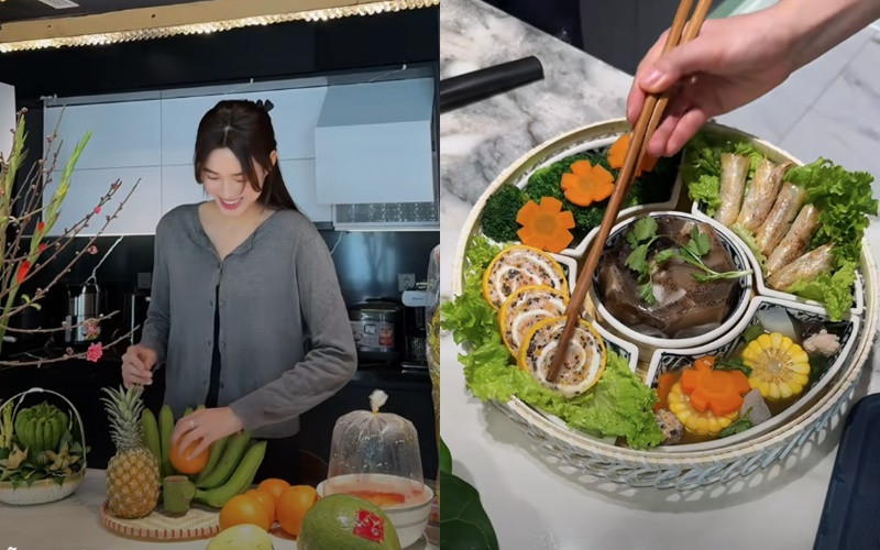 Điểm chung thú vị nhìn từ căn bếp giữa Phương Oanh và nàng hậu đang vướng nghi vấn sắp làm dâu hào môn- Ảnh 9.