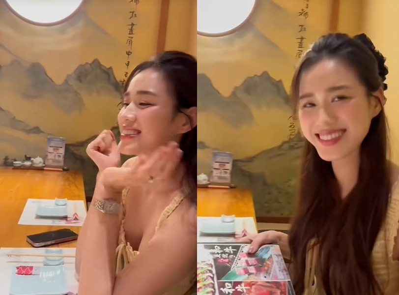 Đỗ Thị Hà có phản ứng gây chú ý khi được một hoa hậu Vbiz nhả vía mang bầu