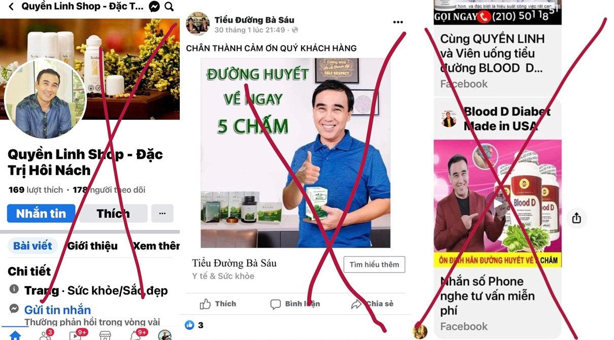 MC Quyền Linh phủ nhận quảng cáo sữa giả